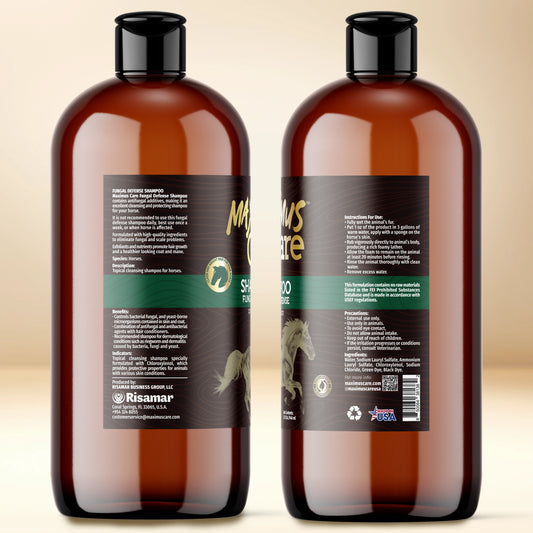 Shampoo Fungal Defense Horse Maximus Care – 32 oz | Veterinary-Strength Formula
