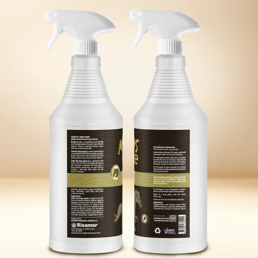 Cedar Fly Spray for Horses Maximus Care – 32 oz