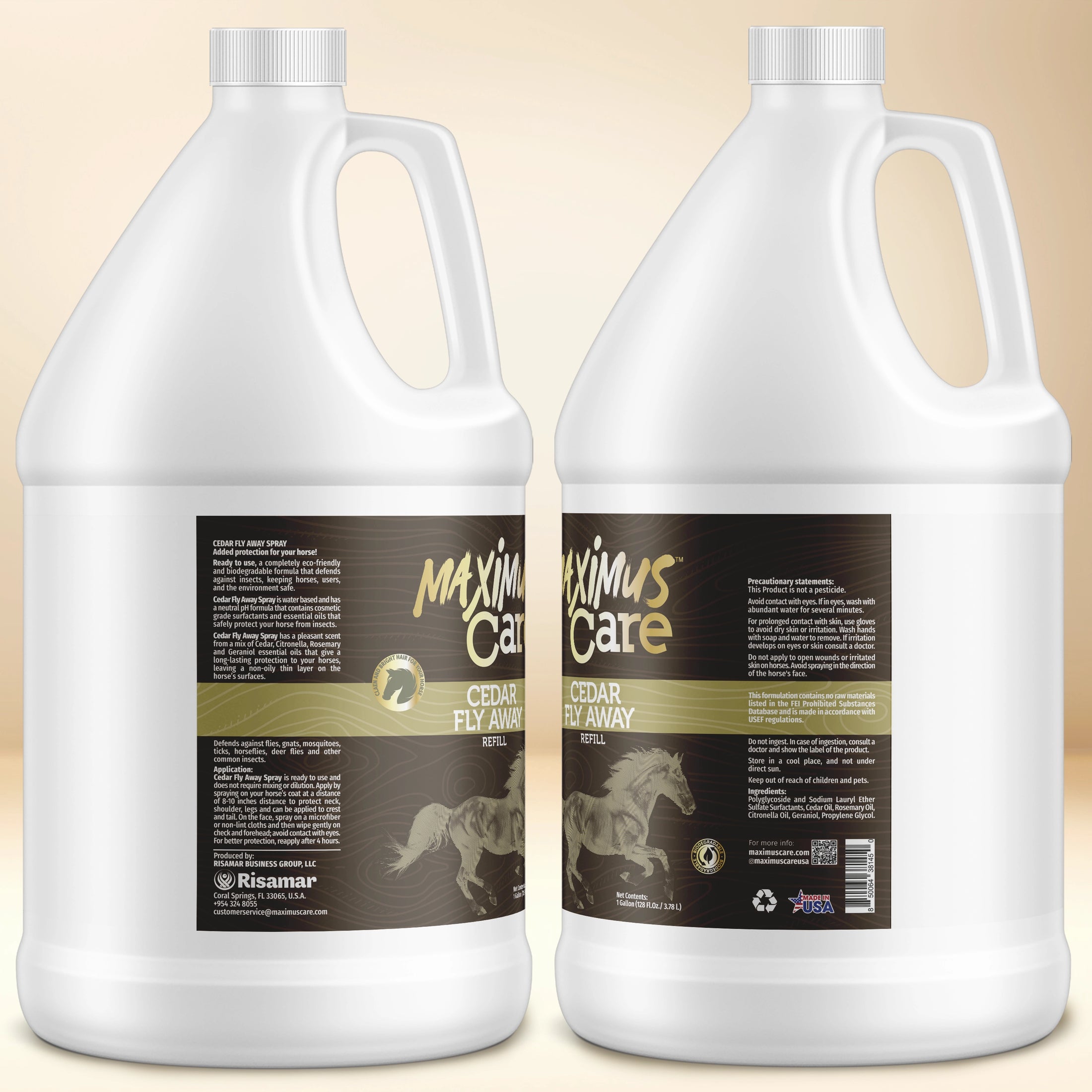 Cedar Fly for Horses Maximus Care – 1 Gallon