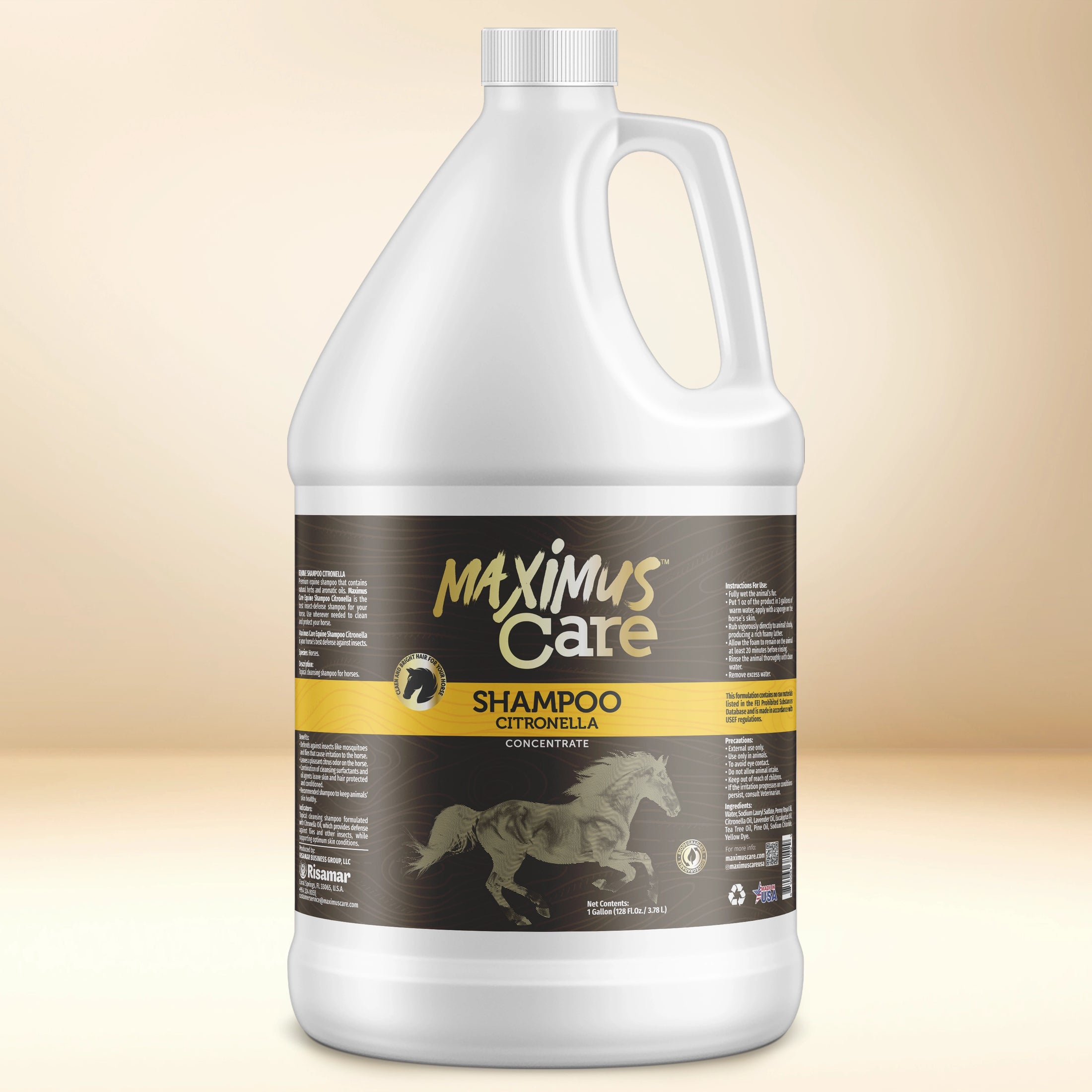 Shampoo Citronella Horse Maximus Care – 1 Gallon