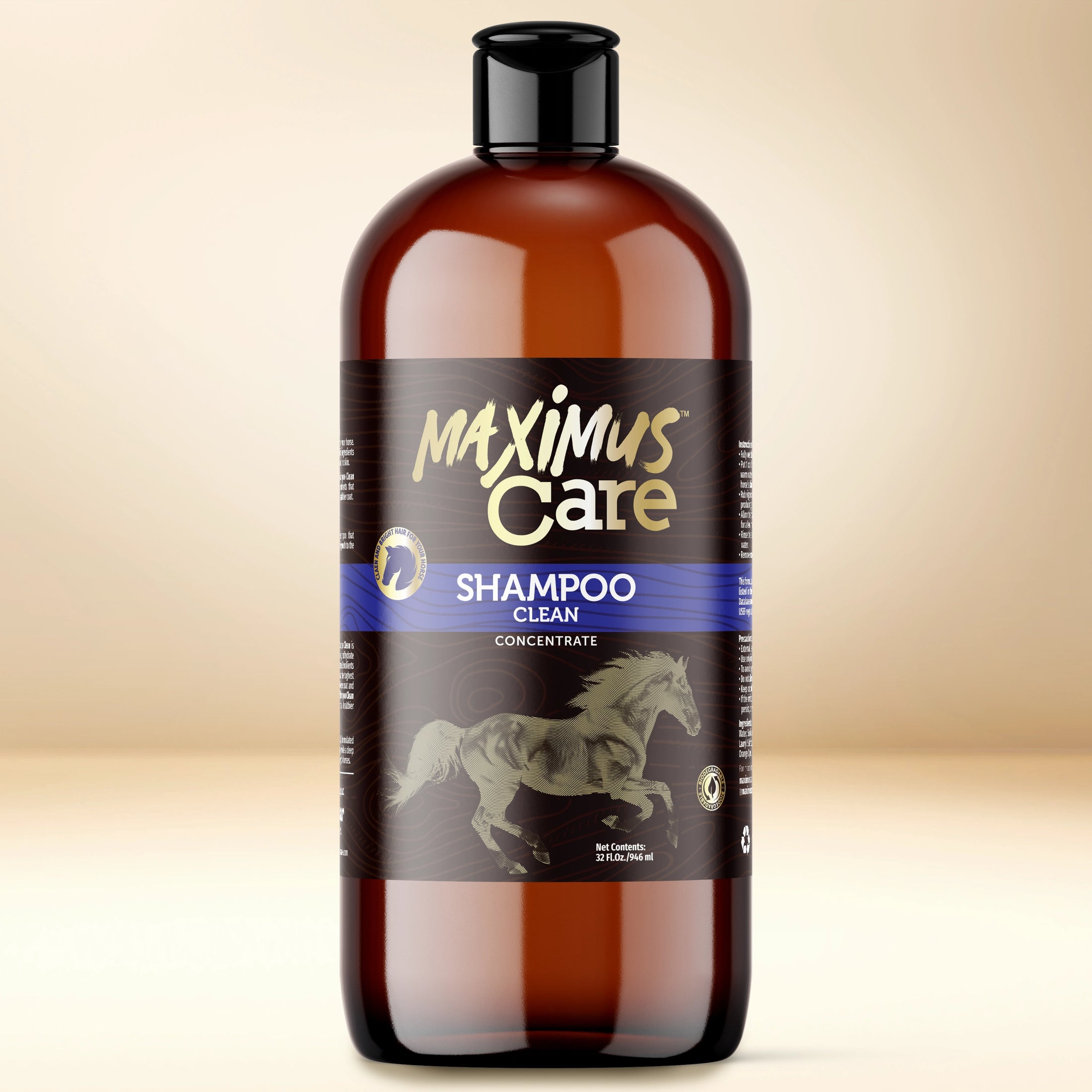 Shampoo Daily Horse Maximus Care – 32 oz | Show-Quality Cleansing