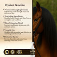 Load image into Gallery viewer, Horse Mane & Tail Detangler Spray Maximus Care – 32 oz | Tangle-Free Shine Solution
